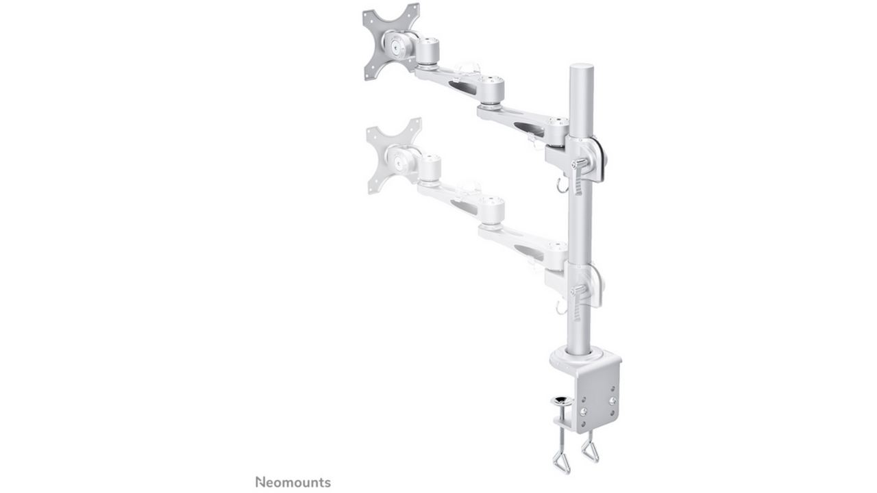 Monitorarm Neomounts D935 10-30" met klem zilvergrijs