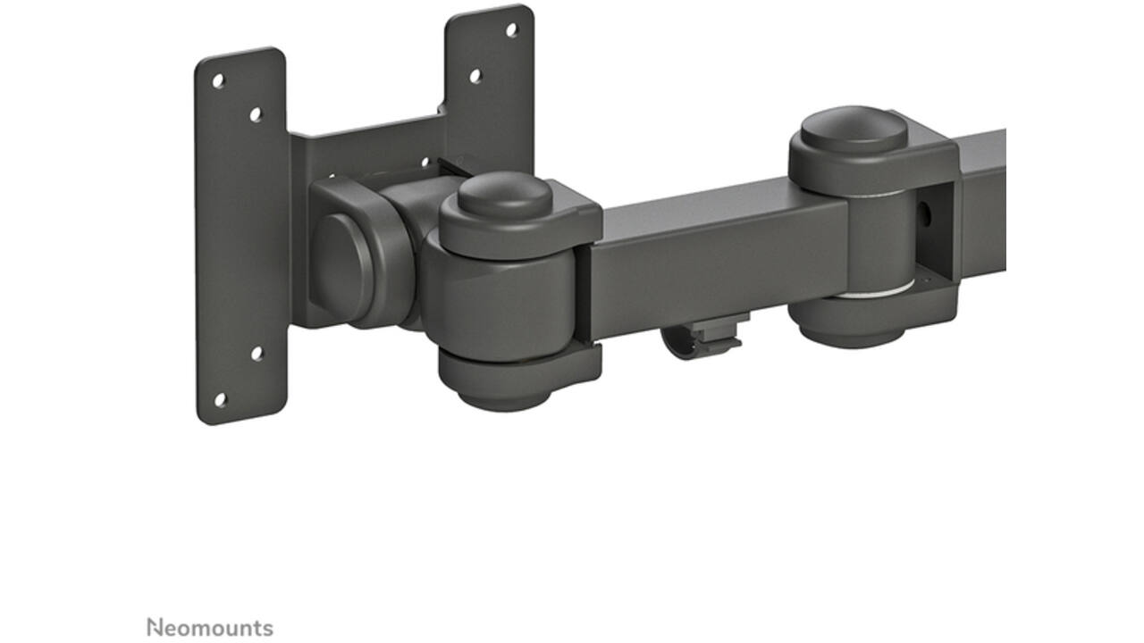 Monitorarm Neomounts D960D 2x10-27" met klem zwart
