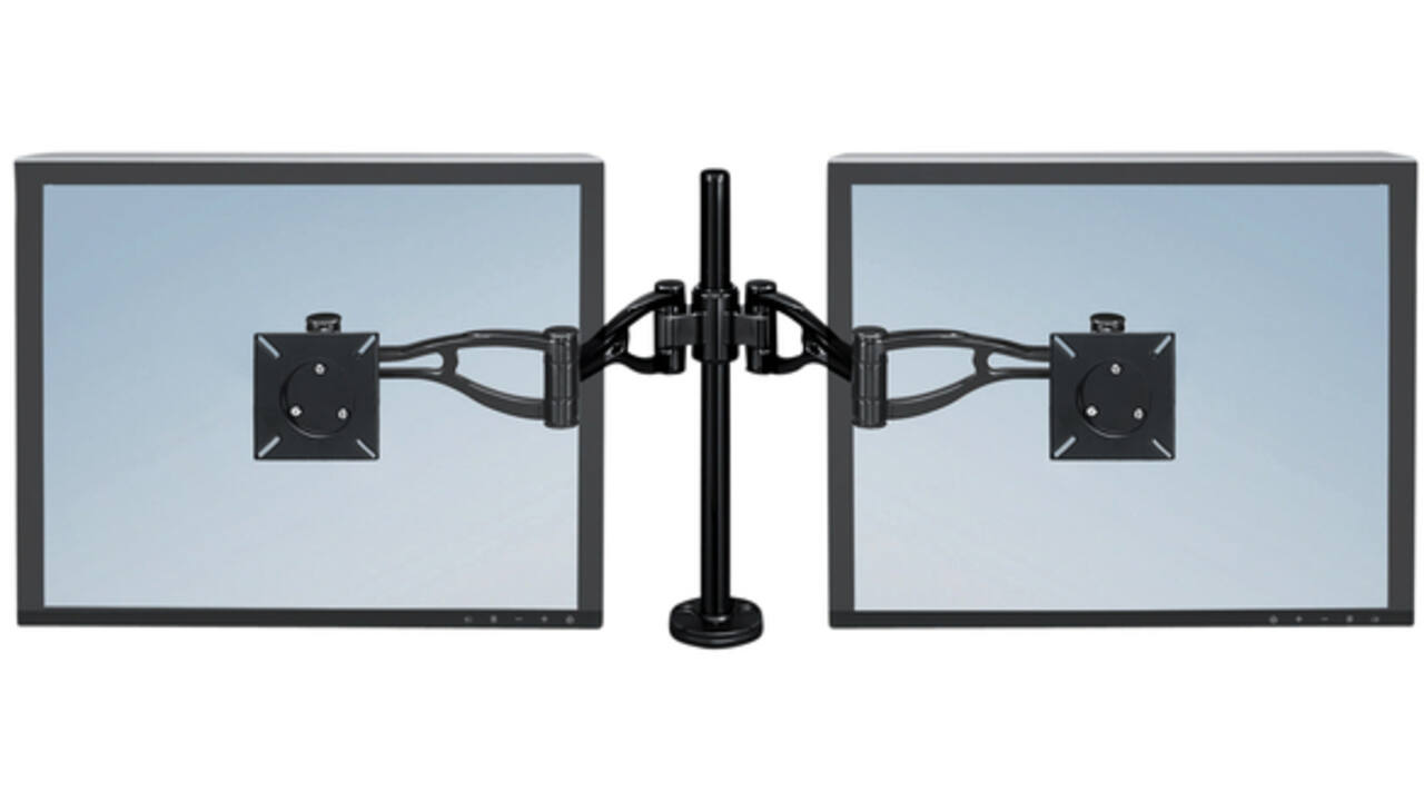 Monitorarm Fellowes Vista dubbel zwart