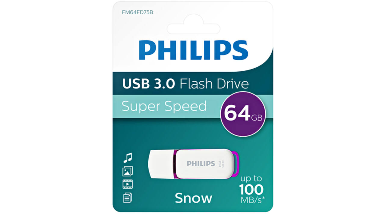 USB-stick 3.0 Philips Snow Edition Magic Purple 64GB