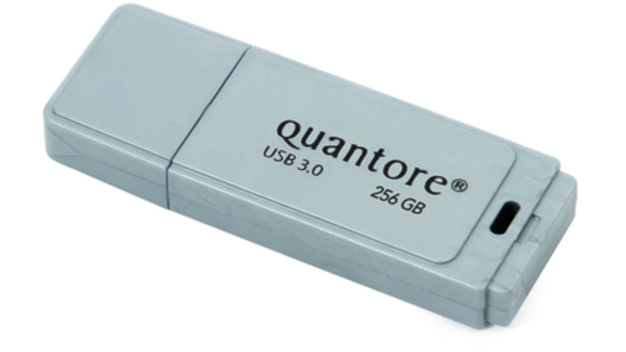 USB-stick 3.0 Quantore 256GB zilver