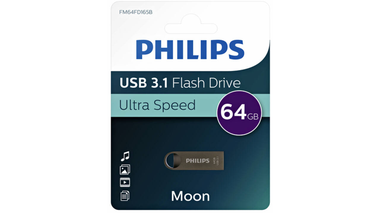 USB-stick 3.1 Philips Moon Space Grey 64GB