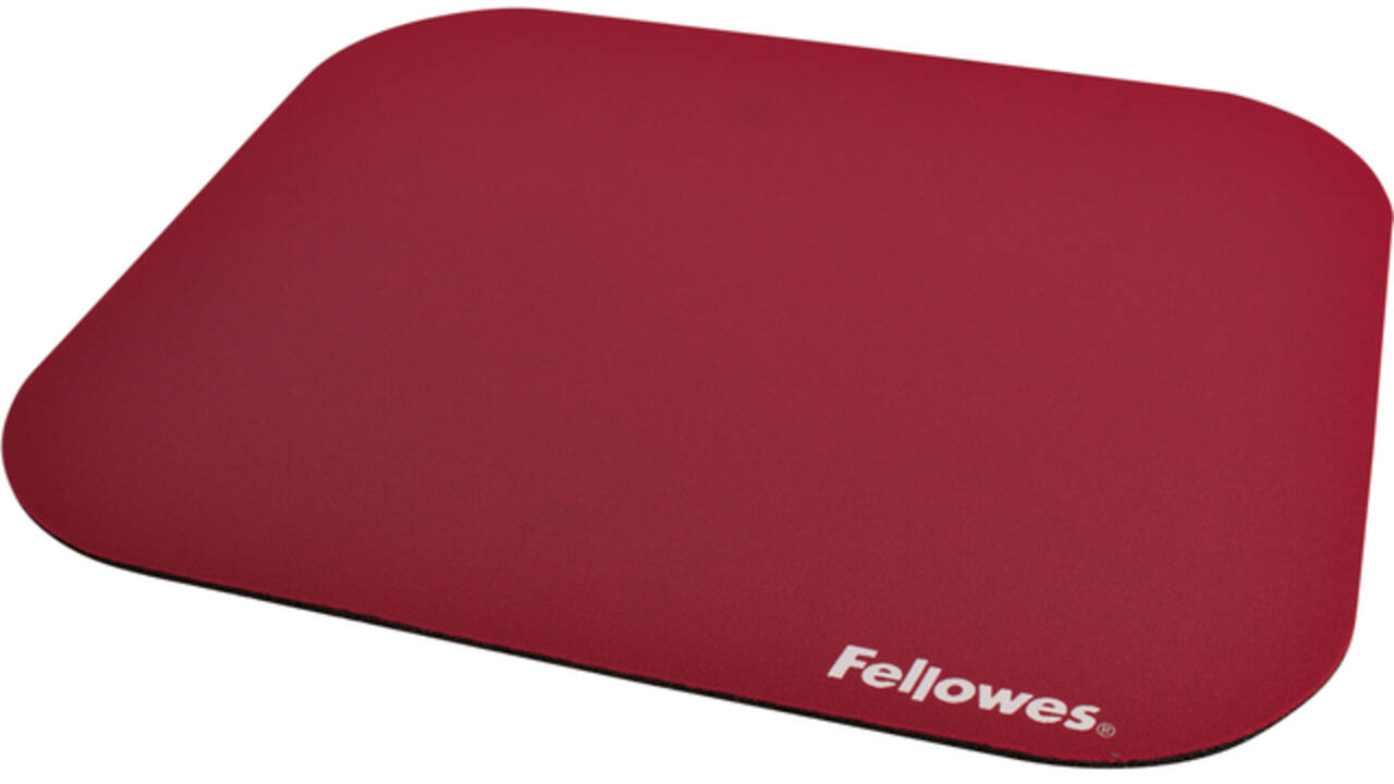 Muismat Fellowes standaard 200x228x4mm rood