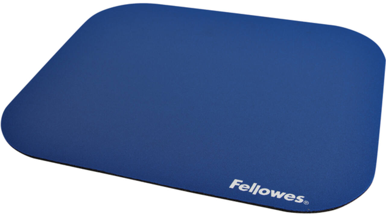 Muismat Fellowes standaard 200x228x4mm blauw