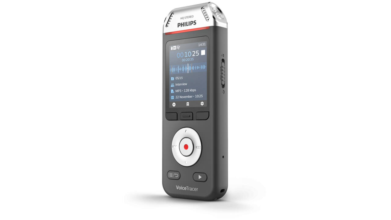 Digital voice recorder Philips DVT 2110 voor interviews