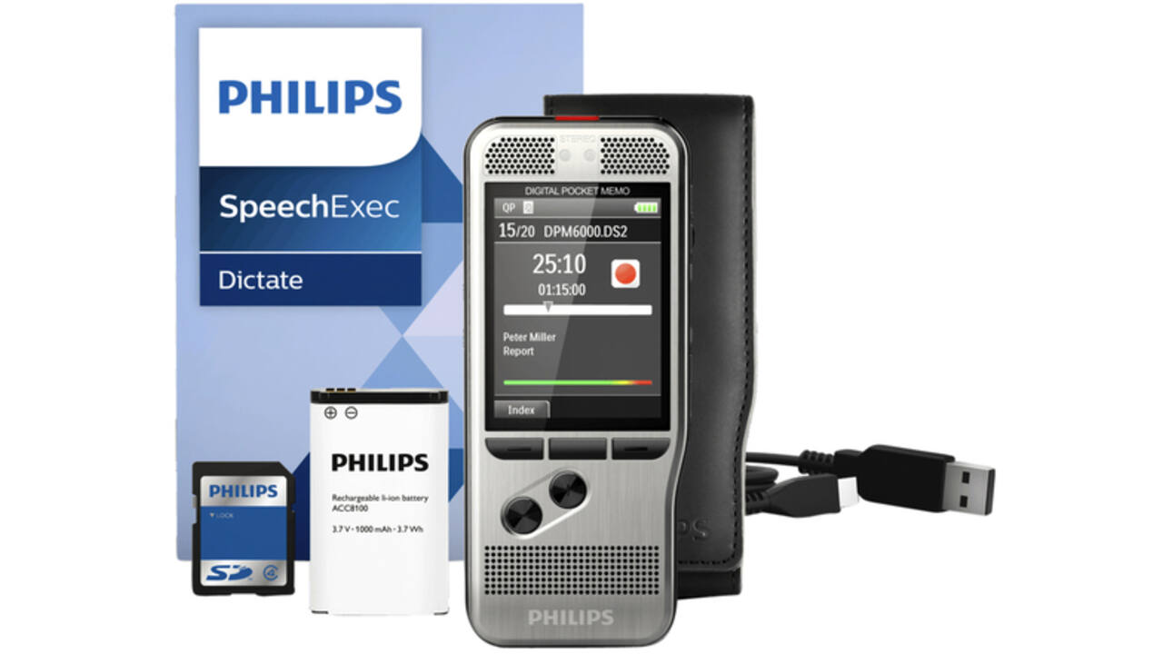 Dicteerapparaat Philips PocketMemo DPM6000