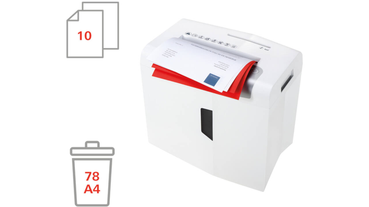 Papiervernietiger HSM Shredstar S10 stroken 6mm