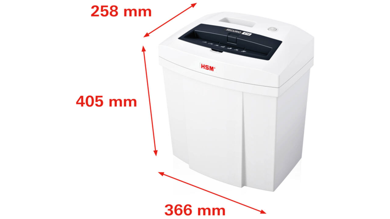 Papiervernietiger HSM Securio C14 stroken 3.9mm