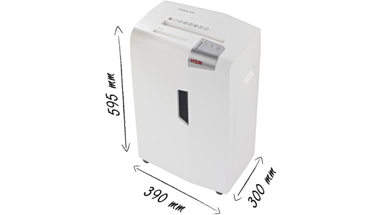 Papiervernietiger HSM Shredstar X15 snippers 4x37mm
