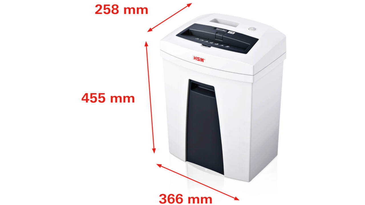 Papiervernietiger HSM Securio C16 stroken 3.9mm