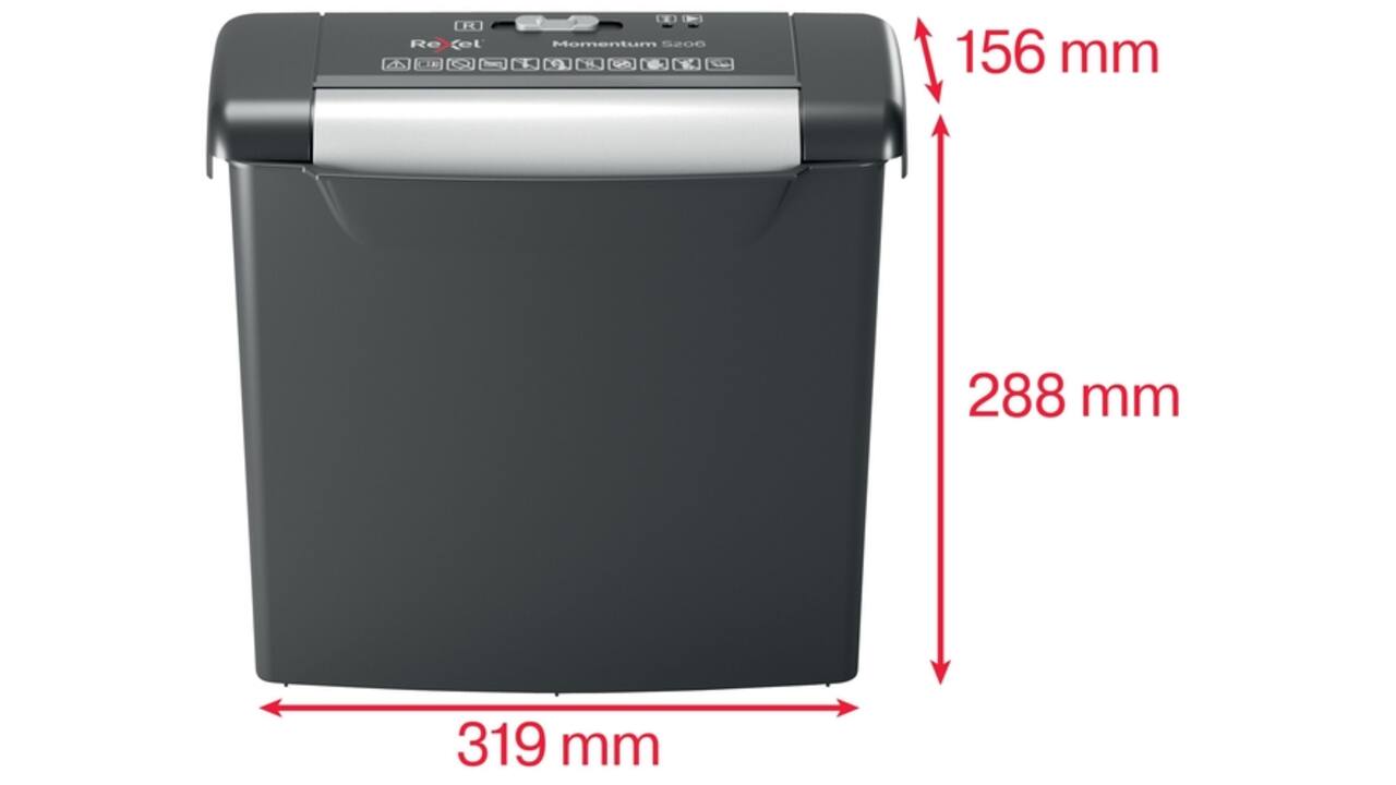 Papiervernietiger Rexel Momentum S206 stroken 6mm