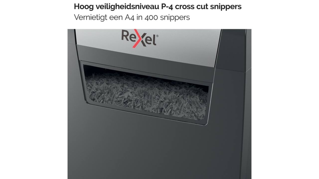 Papiervernietiger Rexel Momentum X406 snippers 4x28mm