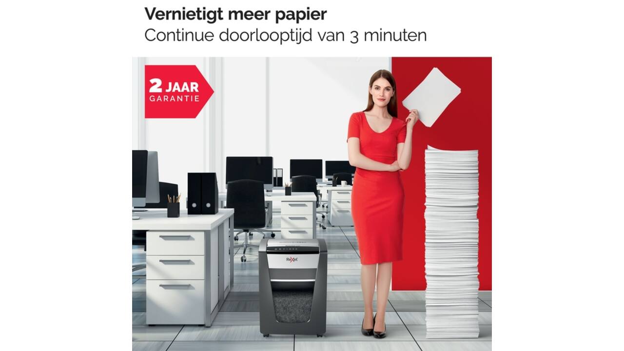 Papiervernietiger Rexel Momentum X308 snippers 5x42mm