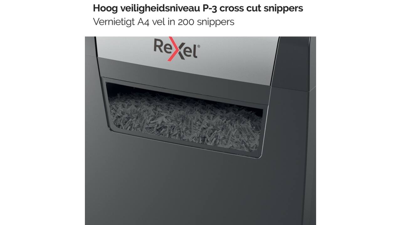 Papiervernietiger Rexel Momentum X308 snippers 5x42mm