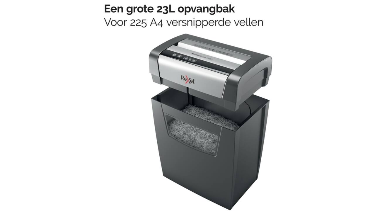 Papiervernietiger Rexel Momentum X410 snippers 4x28mm