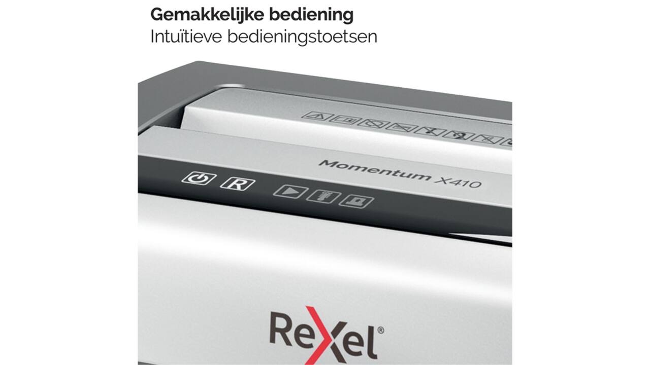 Papiervernietiger Rexel Momentum X410 snippers 4x28mm