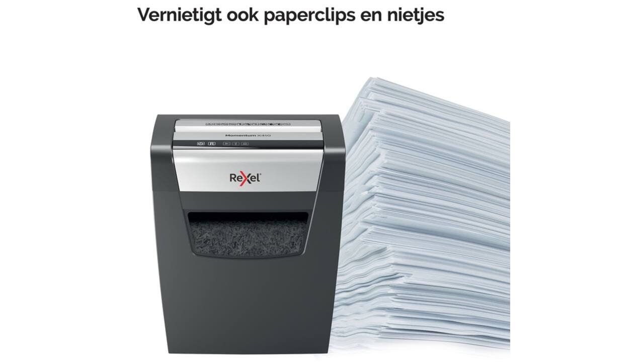 Papiervernietiger Rexel Momentum X410 snippers 4x28mm