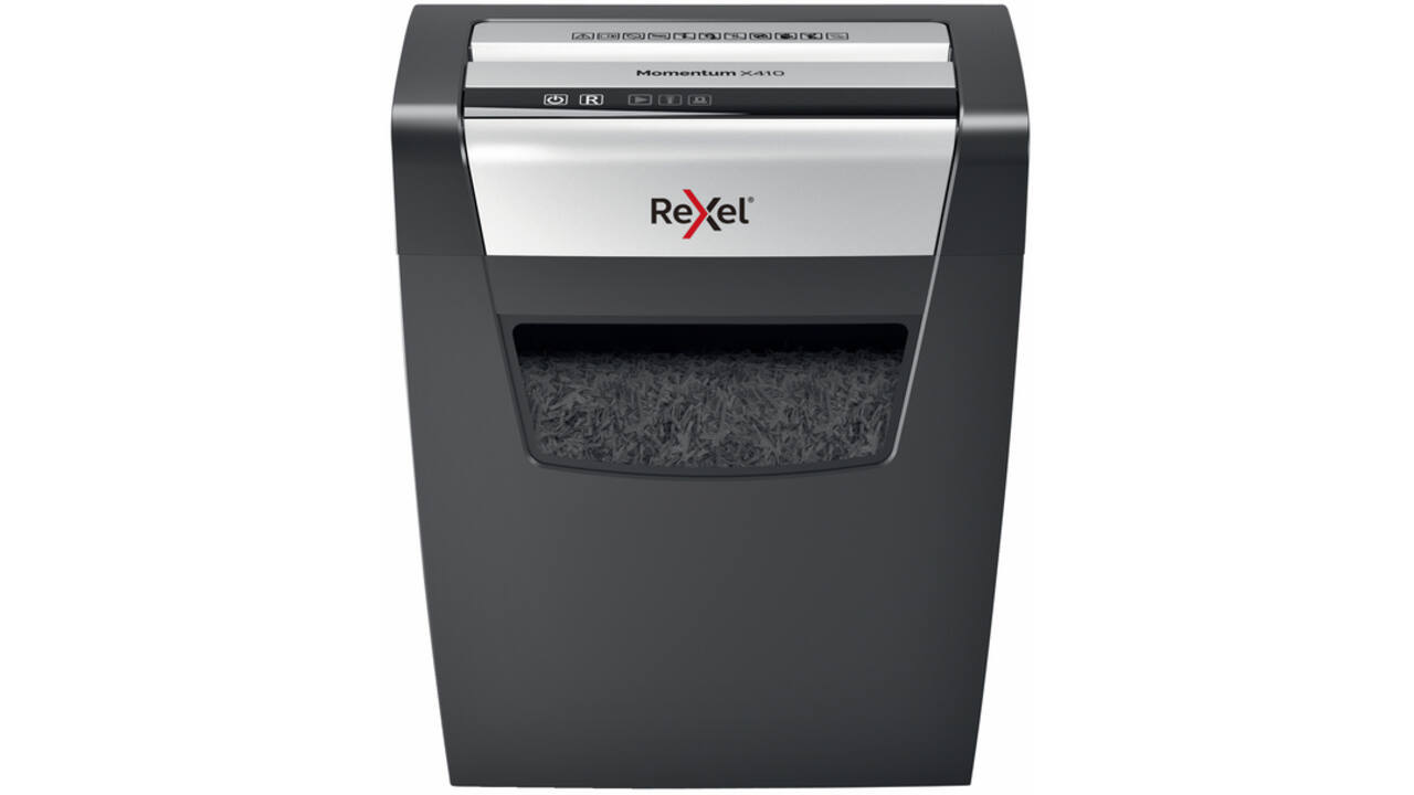 Papiervernietiger Rexel Momentum X410 snippers 4x28mm