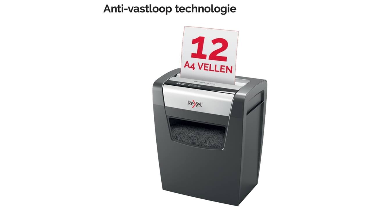 Papiervernietiger Rexel Momentum X312 snippers 5x42mm