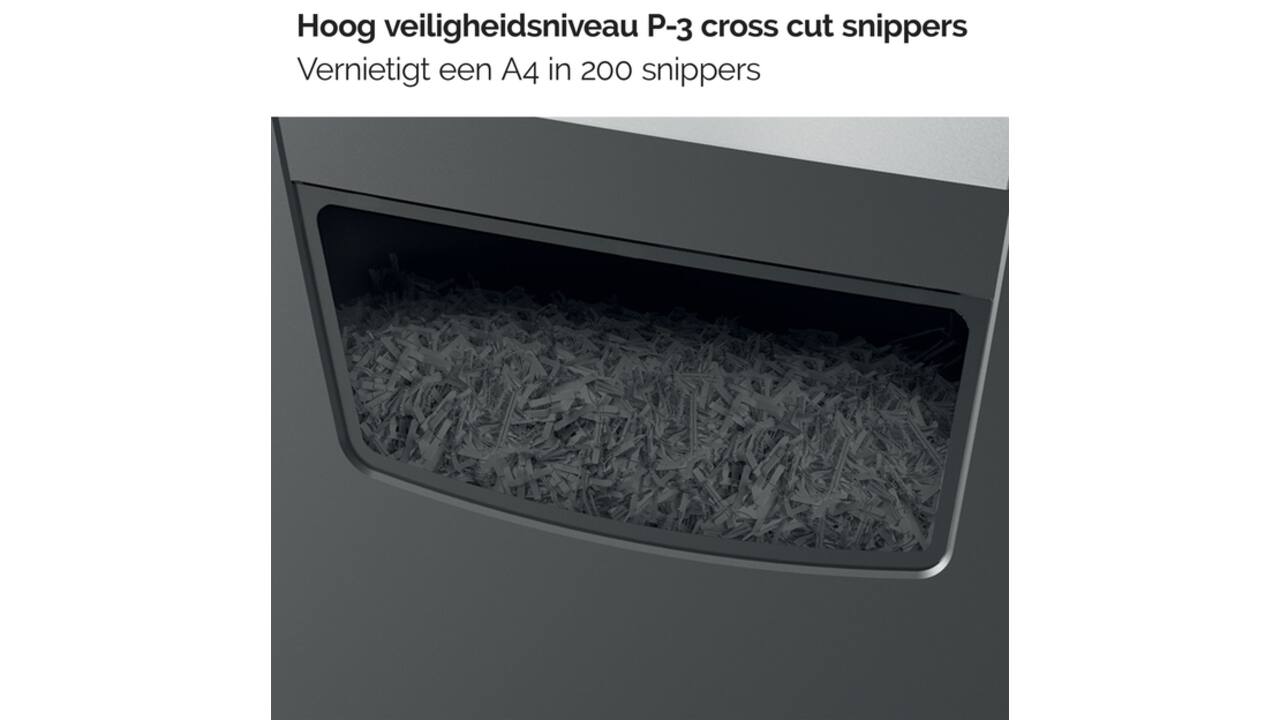 Papiervernietiger Rexel Momentum X312 snippers 5x42mm