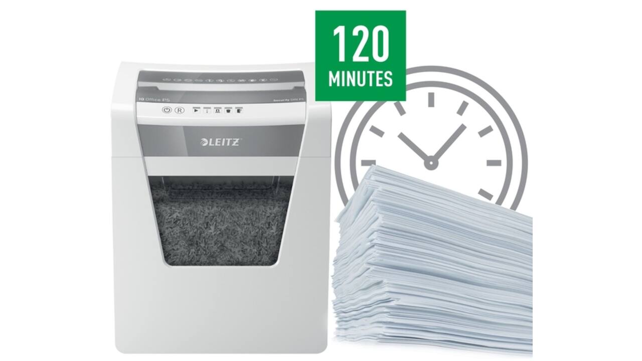 Papiervernietiger Leitz IQ Office P5 snippers 2x15mm