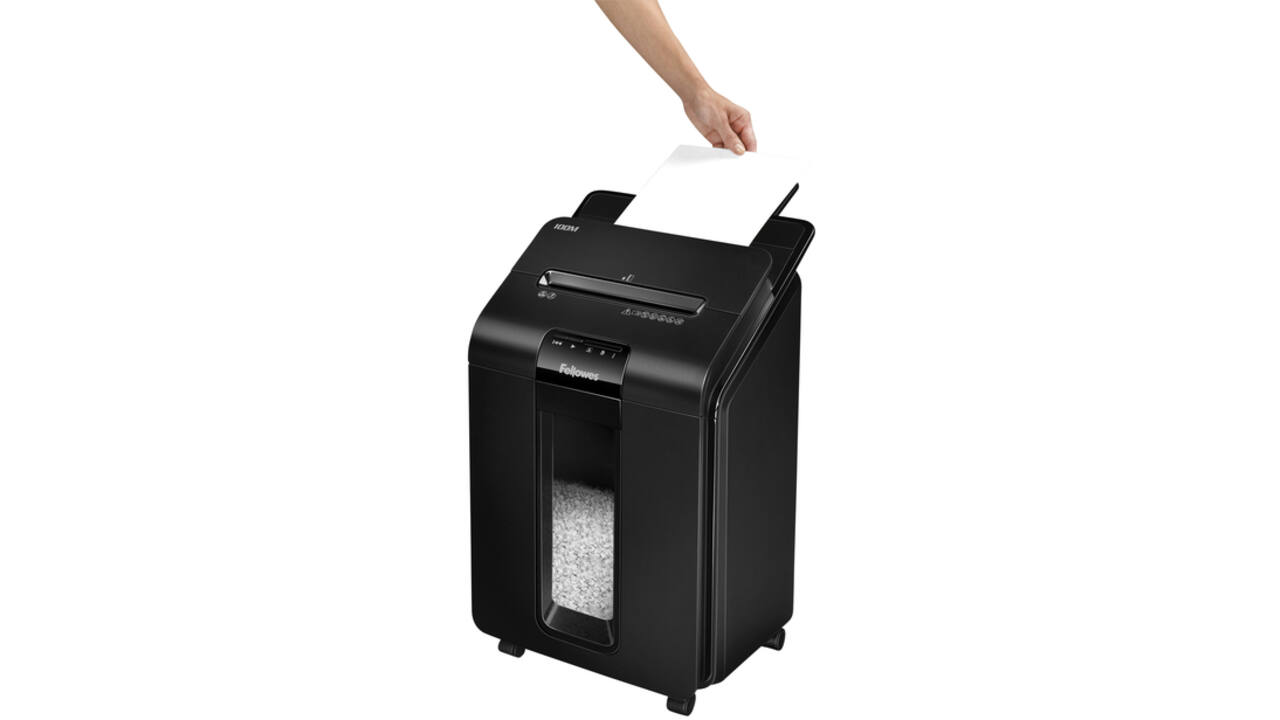 Papiervernietiger Fellowes Automax 100M snippers 4x10mm