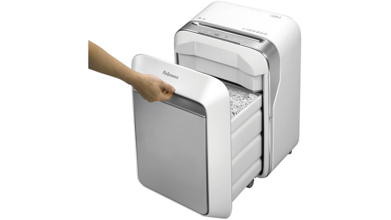 Papiervernietiger Fellowes Powershred LX211 snippers 2x12mm wit