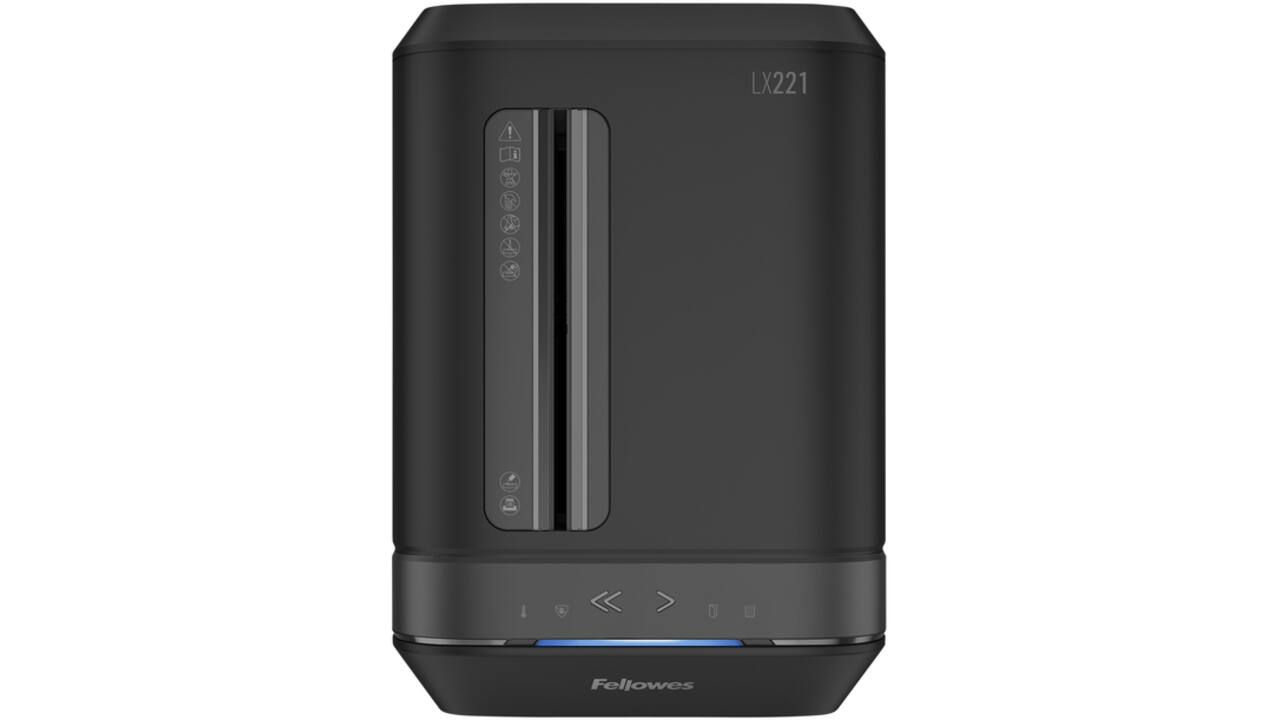 Papiervernietiger Fellowes Powershred LX221 snippers 2x12mm zwart