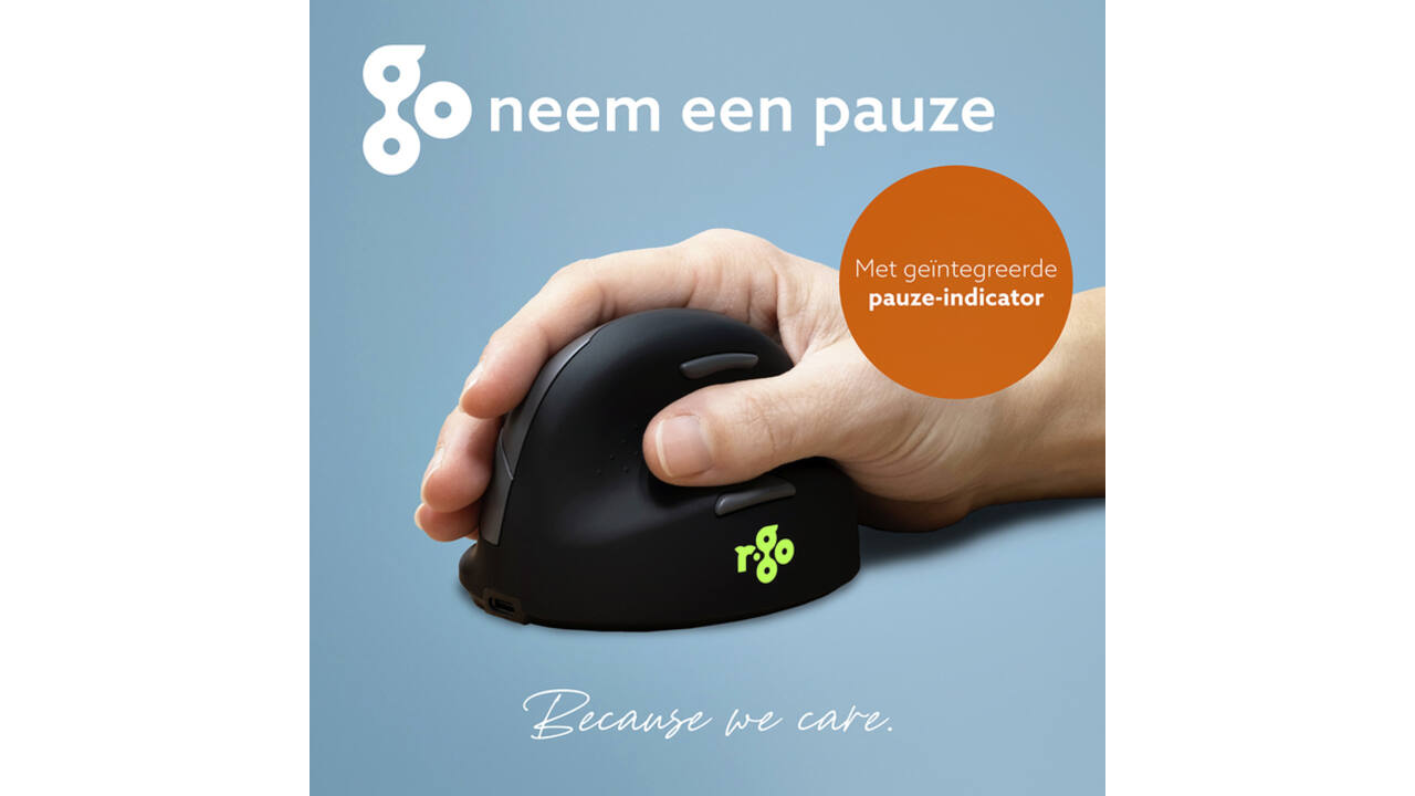 Muis R-Go Ergonomisch HE Break Wireless Rechts L