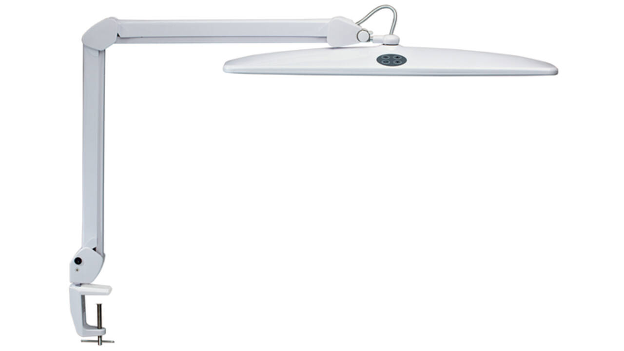 Werkpleklamp MAUL Work LED tafelklem dimbaar wit