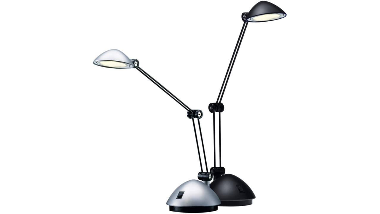 Bureaulamp Hansa led Space zilver