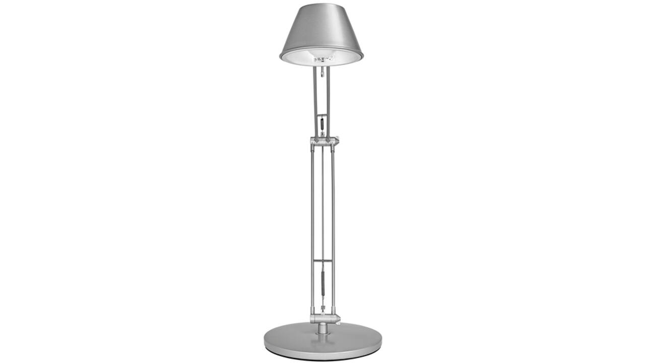 Bureaulamp MAUL Rock LED voet zilvergrijs