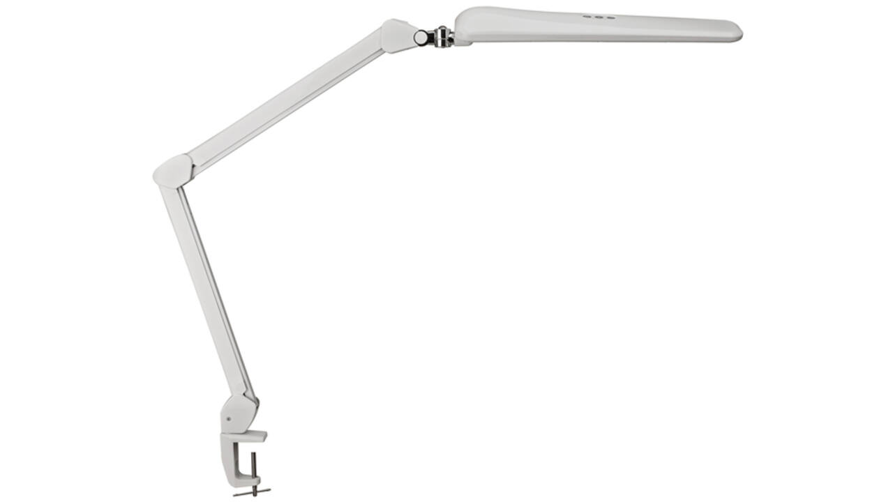 Werkpleklamp MAUL Craft LED tafelklem dimbaar wit