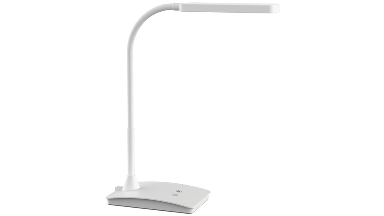 Bureaulamp MAUL Pearly LED voet dimbaar colour vario wit