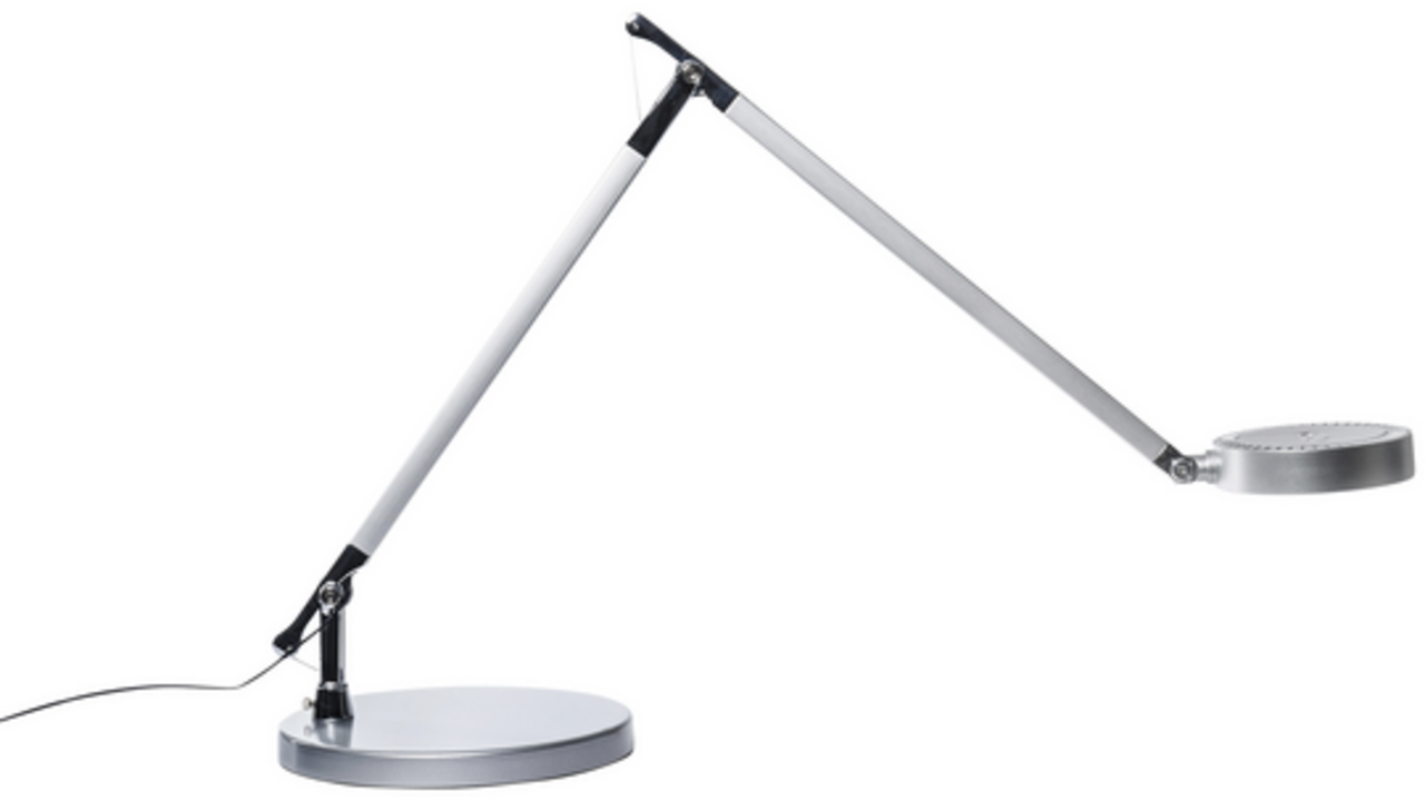Bureaulamp MAUL Grace LED voet dimbaar colour vario zilver