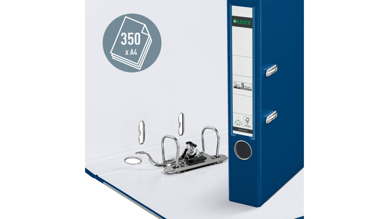 Ordner Leitz 1015 180° 52mm PP A4 blauw