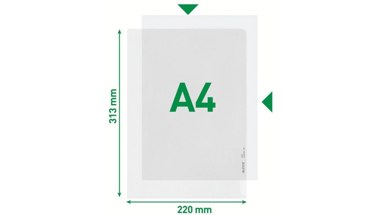 Insteekmap L-model Leitz Premium copy safe 0.17mm PP A4 transparant 100 stuks