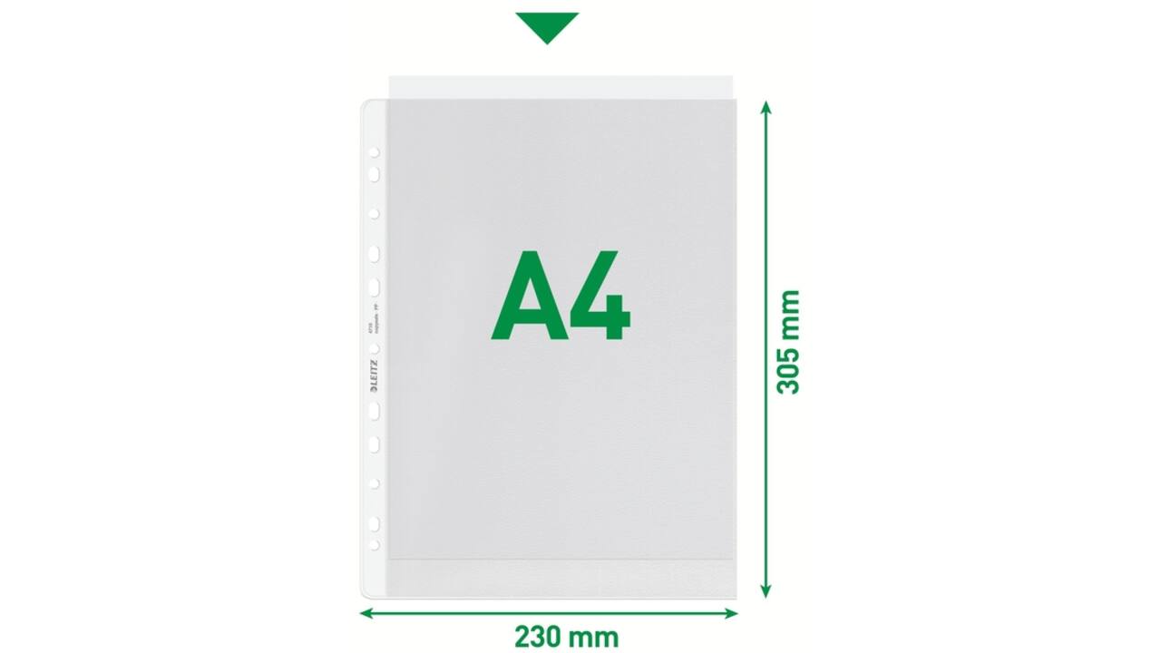 Showtas Leitz Premium copy safe 0.13mm PP A4 100 stuks