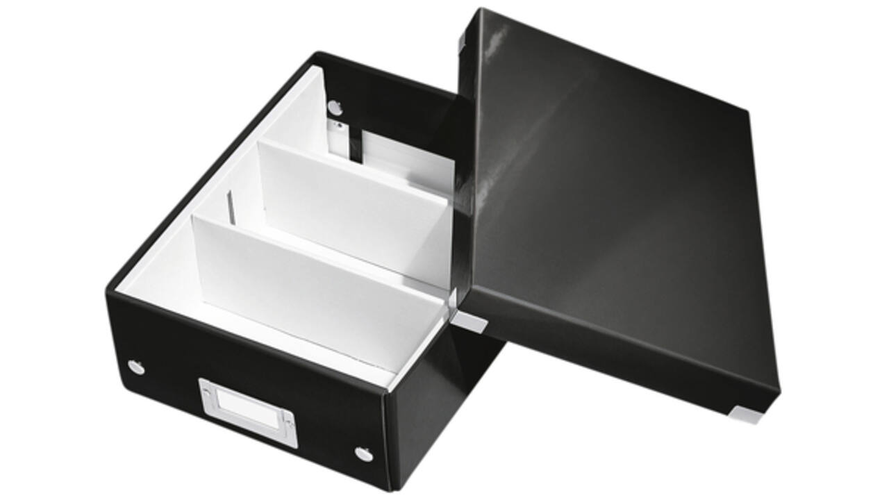 Sorteerbox Leitz WOW Click & Store 220x100x282mm zwart