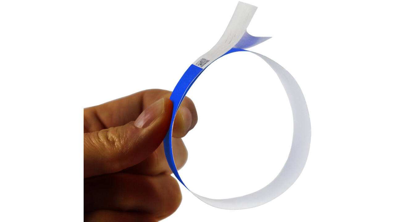 Polsband Combicraft Tyvek blauw