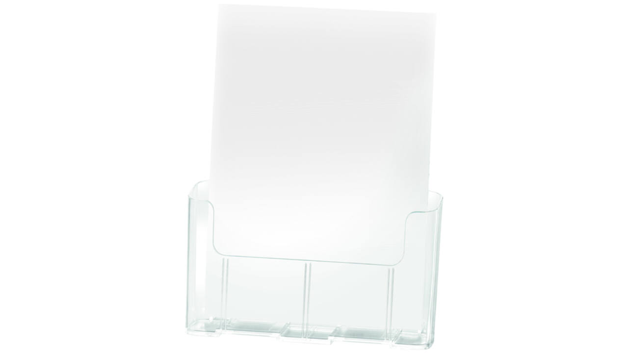 Folderhouder Quantore A4 transparant