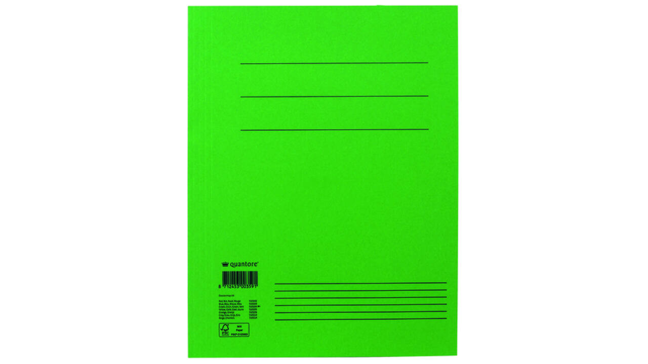 Dossiermap Quantore A4 300gr groen