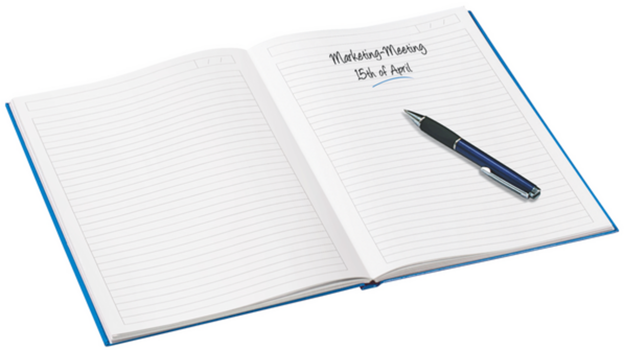 Notitieboek Leitz WOW A5 160blz 90gr lijn blauw