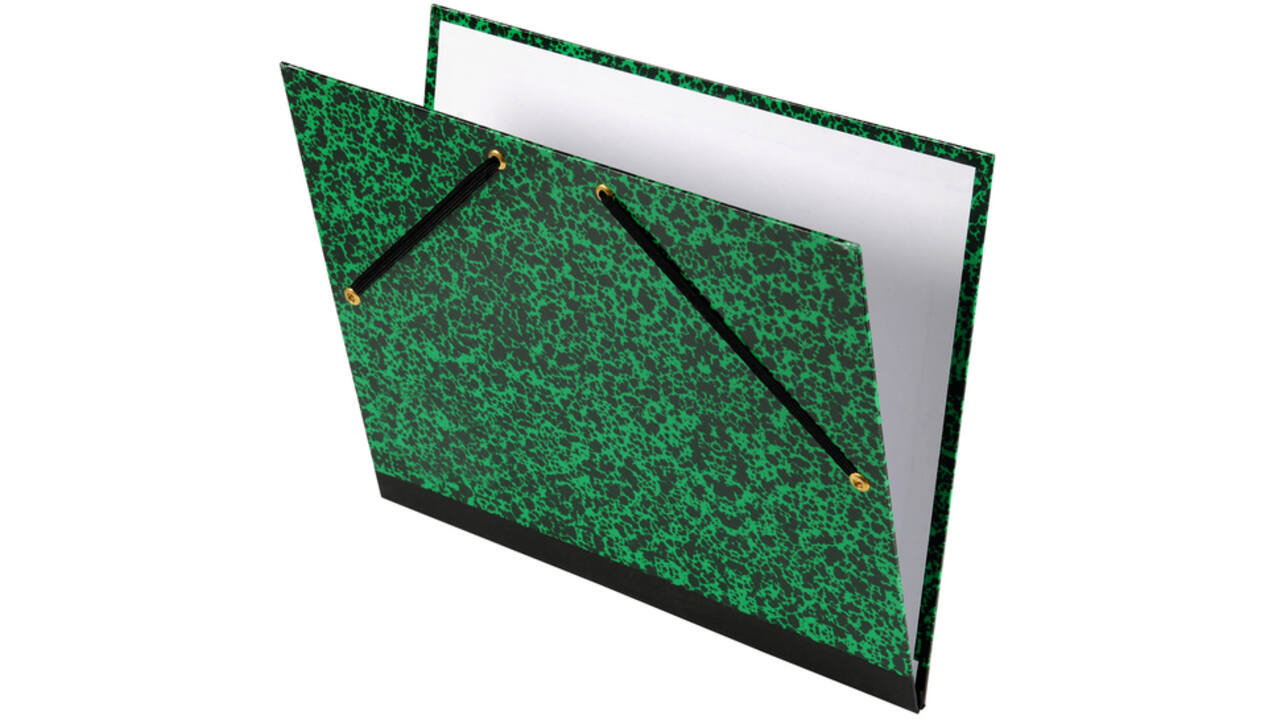 Tekenmap Canson studio 52x72cm 2 elastieken groen