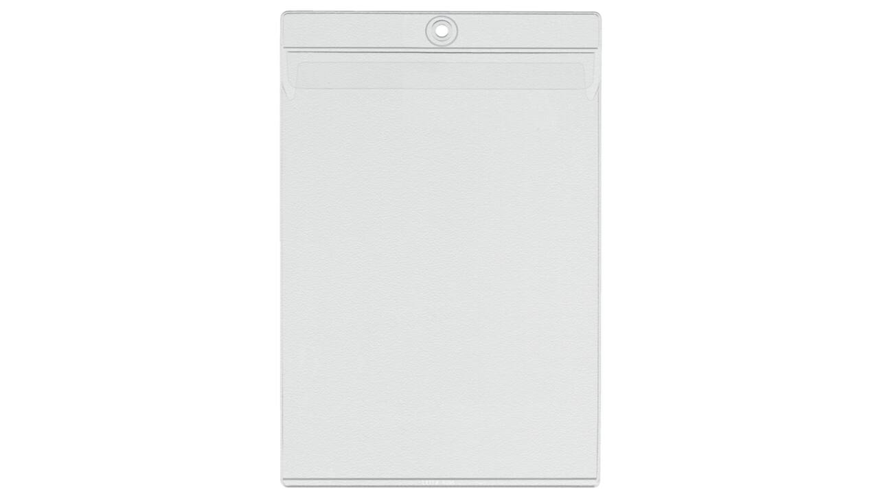 Insteekmap U-model Leitz Premium met ophangoog 0.20mm PVC A5 transparant 50 stuks