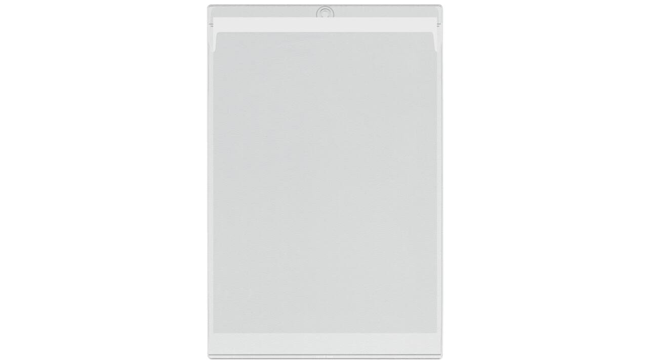 Insteekmap U-model Leitz Premium met ophangoog 0.20mm PVC A4 transparant 50 stuks