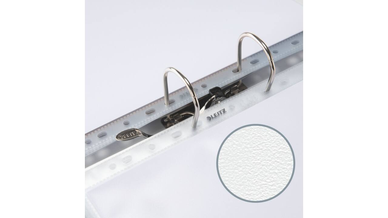 Showtas Leitz Premium copy safe 0.17mm PVC Expansievouw glashelder 10 stuks