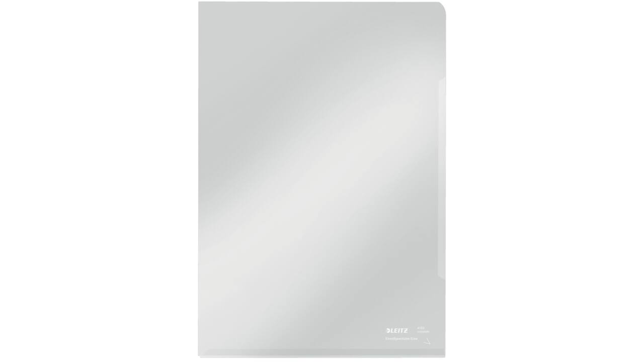 Insteekmap L-model Leitz Premium copy safe 0.15mm PVC A4 transparant 100 stuks