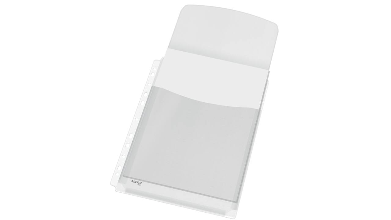 Harmonica showtas Leitz Premium met klep 0.17mm PVC A4 5 stuks