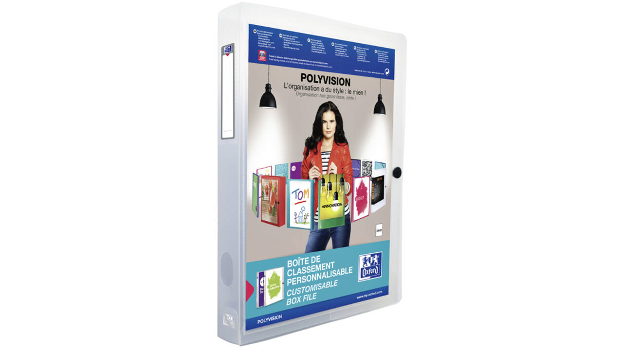 Verzamelbox Oxford Polyvision 40mm 0.7mm PP transparant